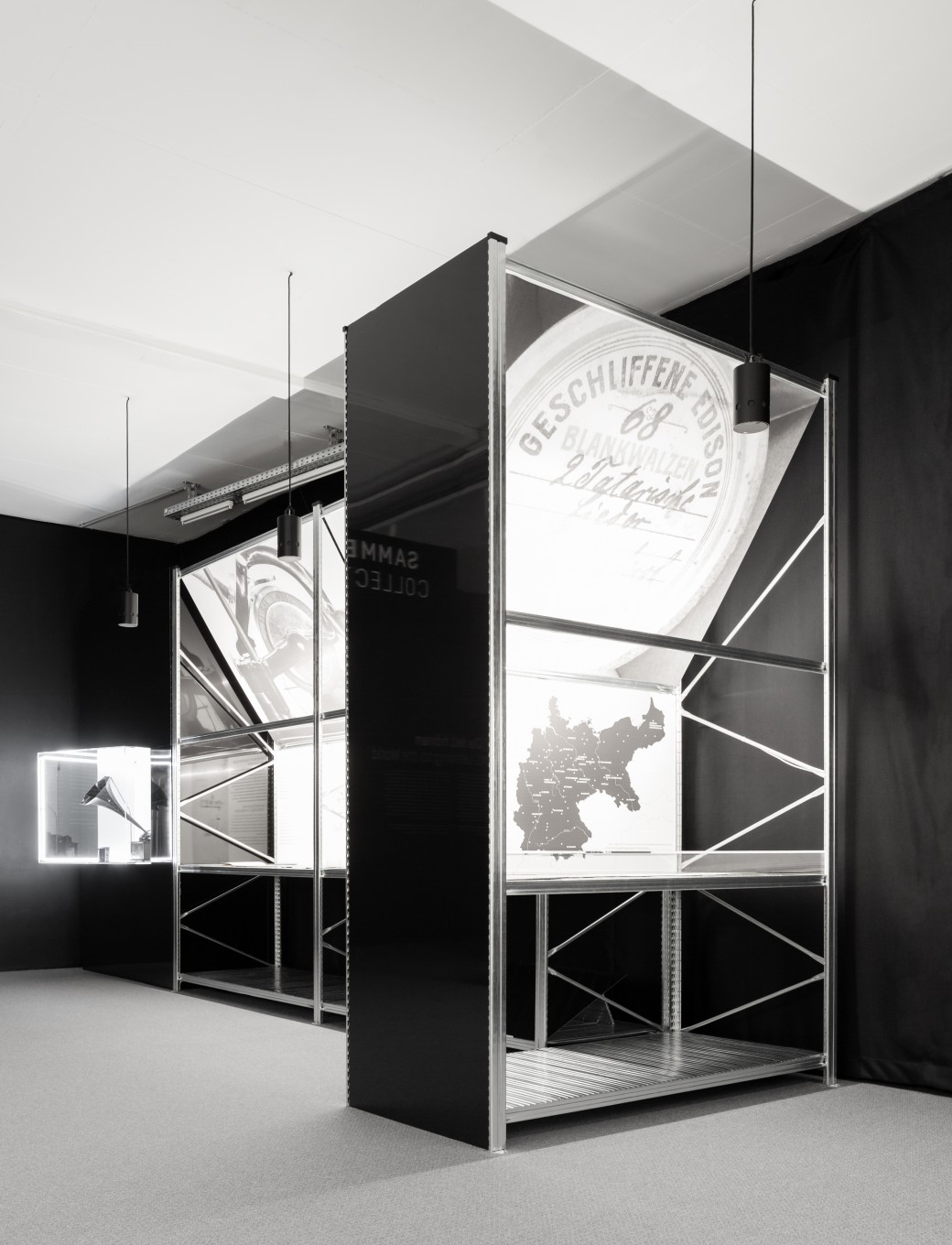 thegreeneyl ausstellungsdesign exhibition design humboldt forum berlin vitirinen regale